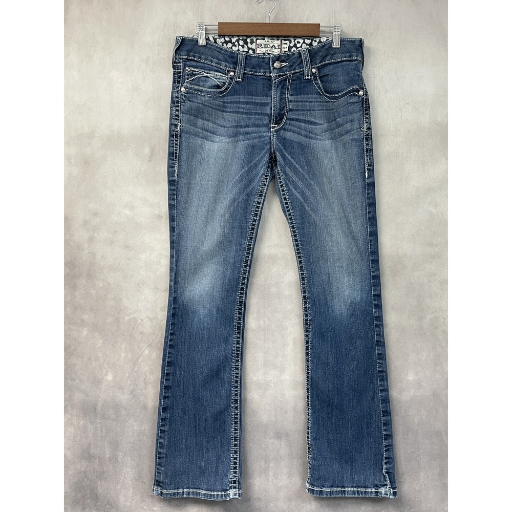 Ariat Women's Medium Wash Blue Boot Cut Jeans